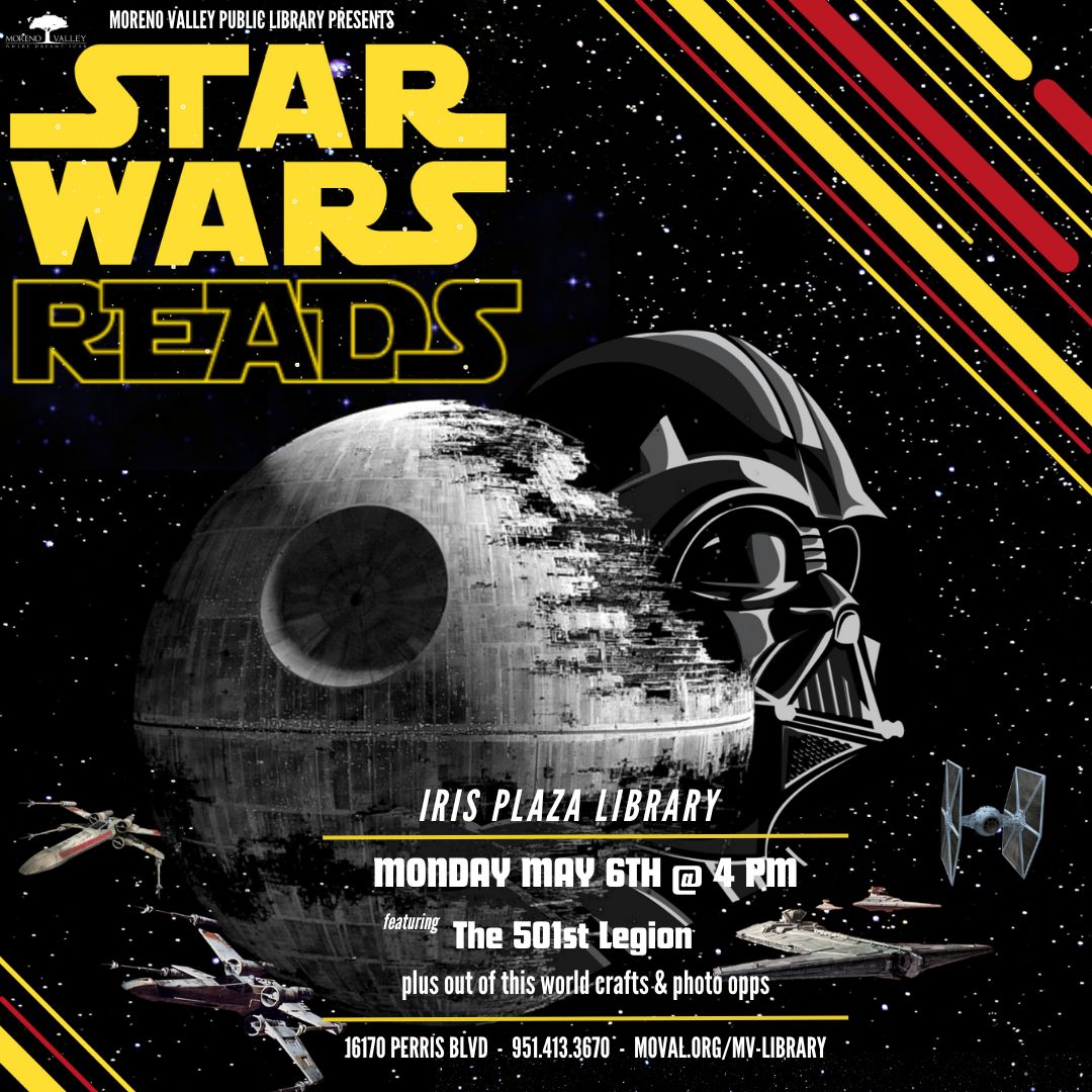 Star Wars Read Event: May 6; 4 - 6 pm