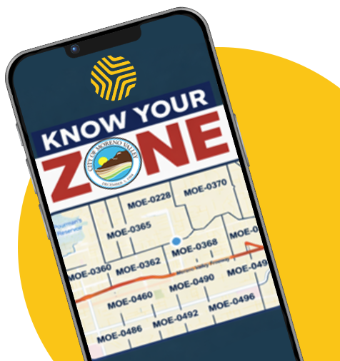 Know your Zone using the Genasys Protect app available on iOS and Android